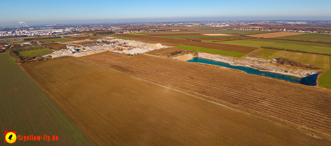 07.02.2023 - Luftbilder von dem Quetschwerk in Gronsdorf bei Haar